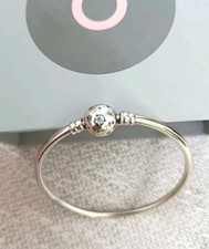 BRACCIALE RIGIDO PANDORA ARGENTO STERLING 925 Mis 17 