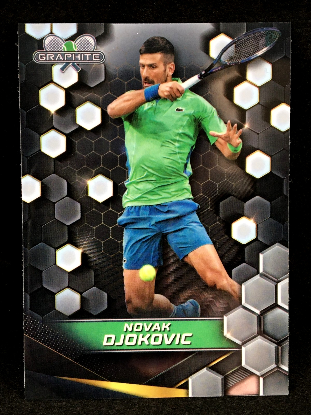 Novak Djokovic #200 Tennis Cards 2024 Topps Graphite trading card — raw and PSA graded price guide