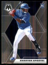 2021 Panini Mosaic #213 Sherten Apostel Texas Rangers 52958
