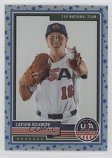 2023 Panini USA Baseball Stars & Stripes Stars Prizm Carson Bolemon #22 0uh2