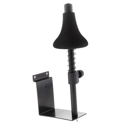 Iron Black Trumpet Storage Display Wall Hanger Holder Support