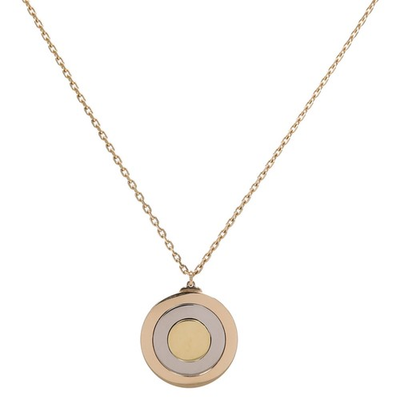 #ad CARTIER Circular Spinning Necklace 18K Pink Gold Yellow Gold White Gold $4845.00