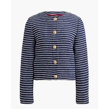 J Crew Navy Tweed Lady Jacket NWT