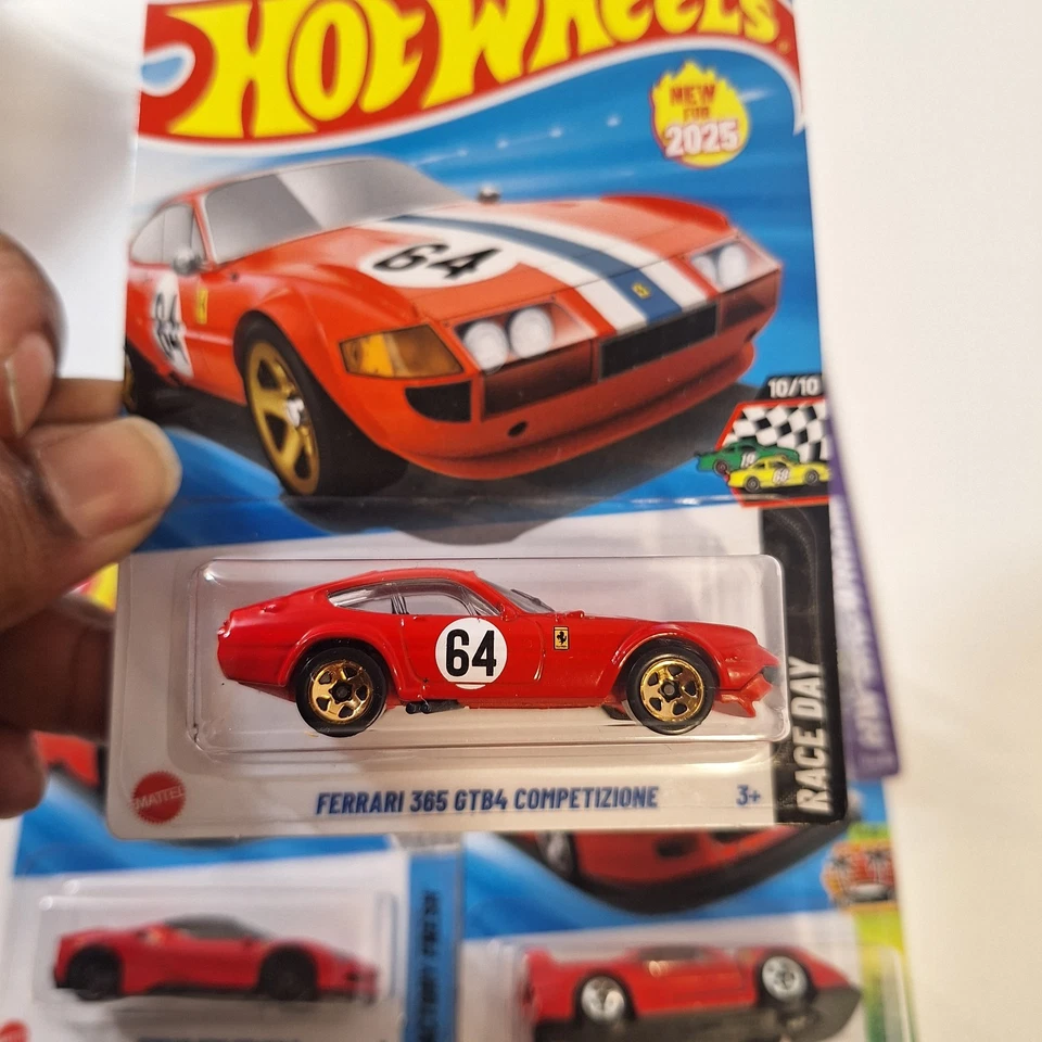 Hot Wheels 4 Ferrari Zamac y 3 Ferrari 2025 Foto 2 de 4