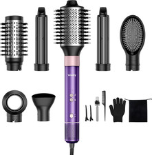 7 in 1 Blow Dryer Brush Set Hot Air Styler for Fast Drying, Curling, Straighte