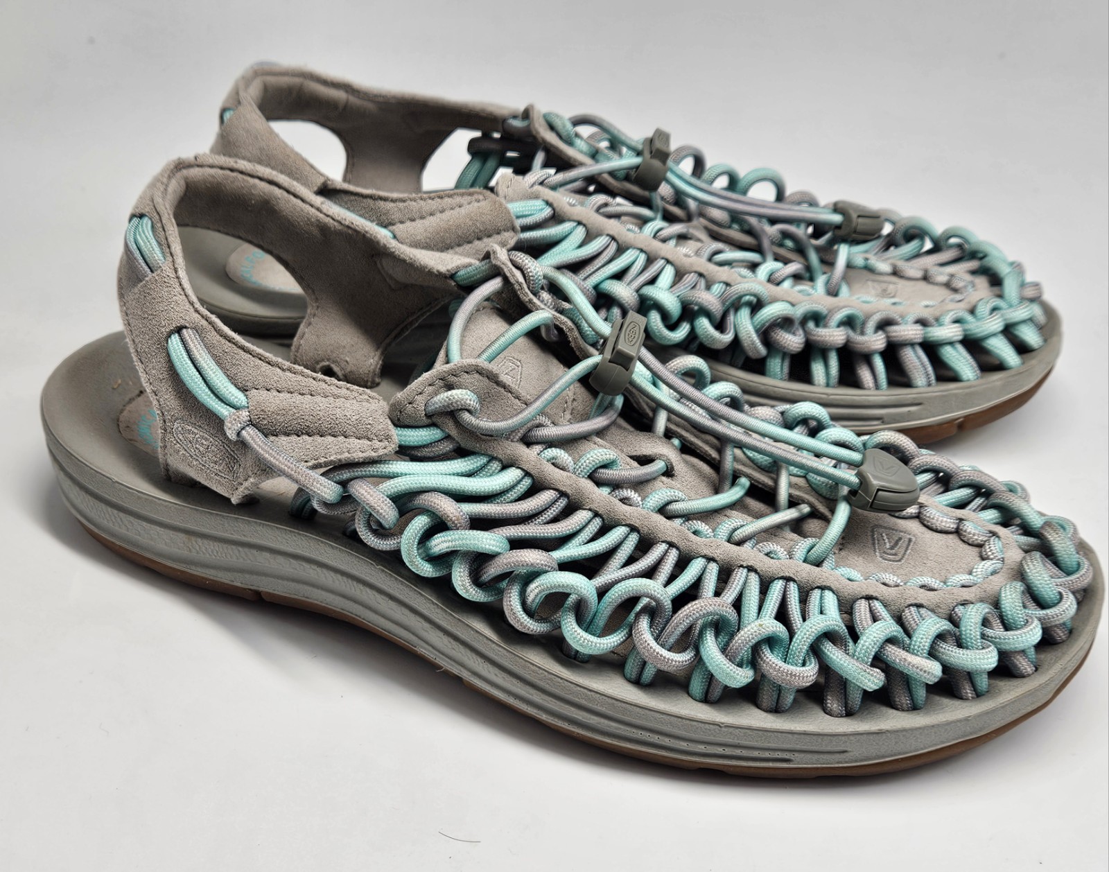 Keen Uneek sandali impermeabili intrecciati donna taglia 8 EU 38 5 grigio acqua 1023059
