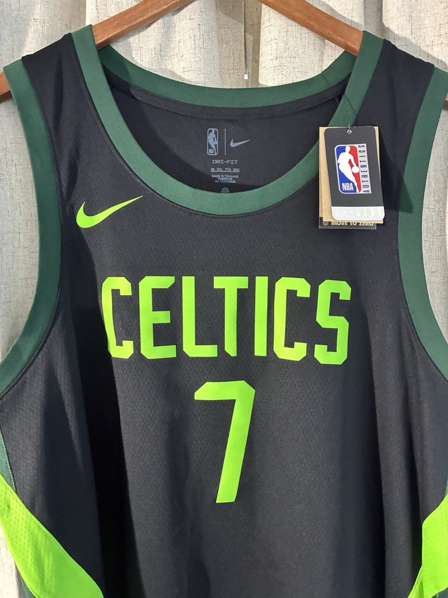 CELTICS ジェイレンブラウン ユニフォーム　2XL Nike Boston Celtics Jaylen Brown City Edition Swingman Jersey Mens
