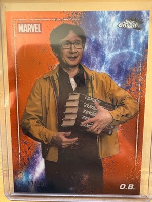 2024 Topps Chrome Marvel Loki O.B. ORANGE REFRACTOR /25 Ke Huy Quan SSP
