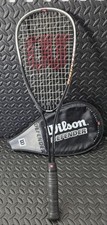 Wilson Defender Squash Racket 27" - 6000 Series - Black With Head Cover