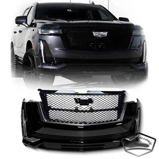 Fits for 2021-2024 Cadillac Escalade Complete Front Bumper Body Kit Assembly
