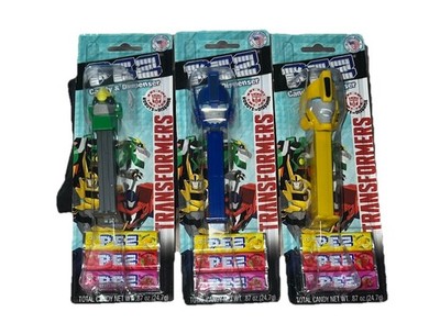 Pez Transformers Robots In Disguise 3 Pack NIB Damaged
