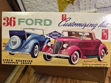 Vintage Amt 36 Ford Customizing Kit No. 149 3 In 1 Stock Roadster Chopped Coupe