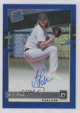 2020 Donruss Optic Rated Rookie Signatures Blue Mojo Prizm 19/99 AJ Puk Auto e6p