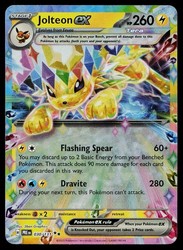 Jolteon ex 030/131 Prismatic Evolutions Holo Double Rare