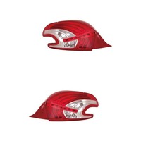 RüCkleuchten Heckleuchten Set Links & Rechts Rot FüR Peugeot 208 Ca_ Cc_