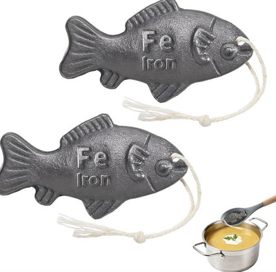 Iron Fish 2 Pack Natural Source of Iron Safe Food and Water Many Years Supply