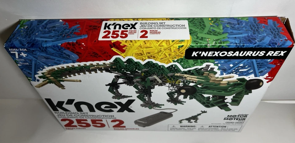 K'NEX Knexosaurus Rex Motorized Building Set Open box Sealed Bags - Image 3 of 4