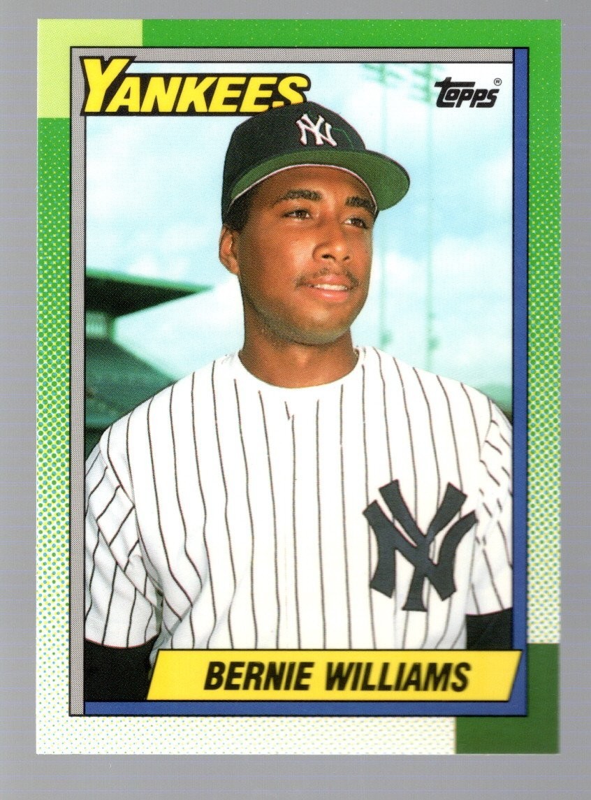 1990 Topps Tiffany Bernie Williams #701