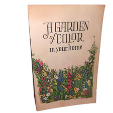 A Garden of Color in Your Home 1930s Lacq Gli...