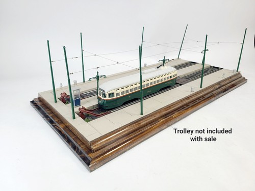 Lionel & Corgi Trolley Double End Of Line Track Diorama Display O Gauge 1/48