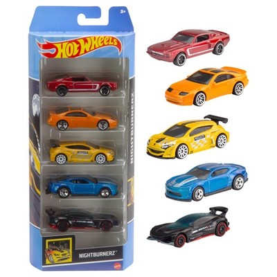 Hot Wheels, HW Pack 5 Vehicles, Assorted Models