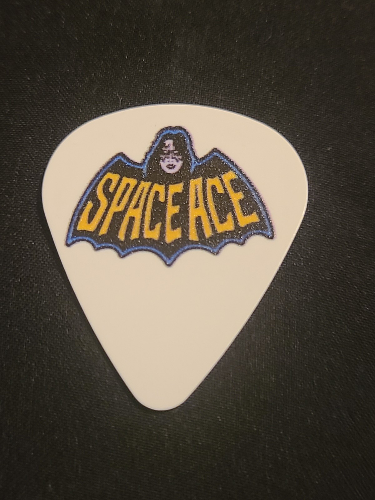Space Ace Novelty Guitar Pick Ace Frehley Kiss Cool 2 Picks 1 Sided Makeup