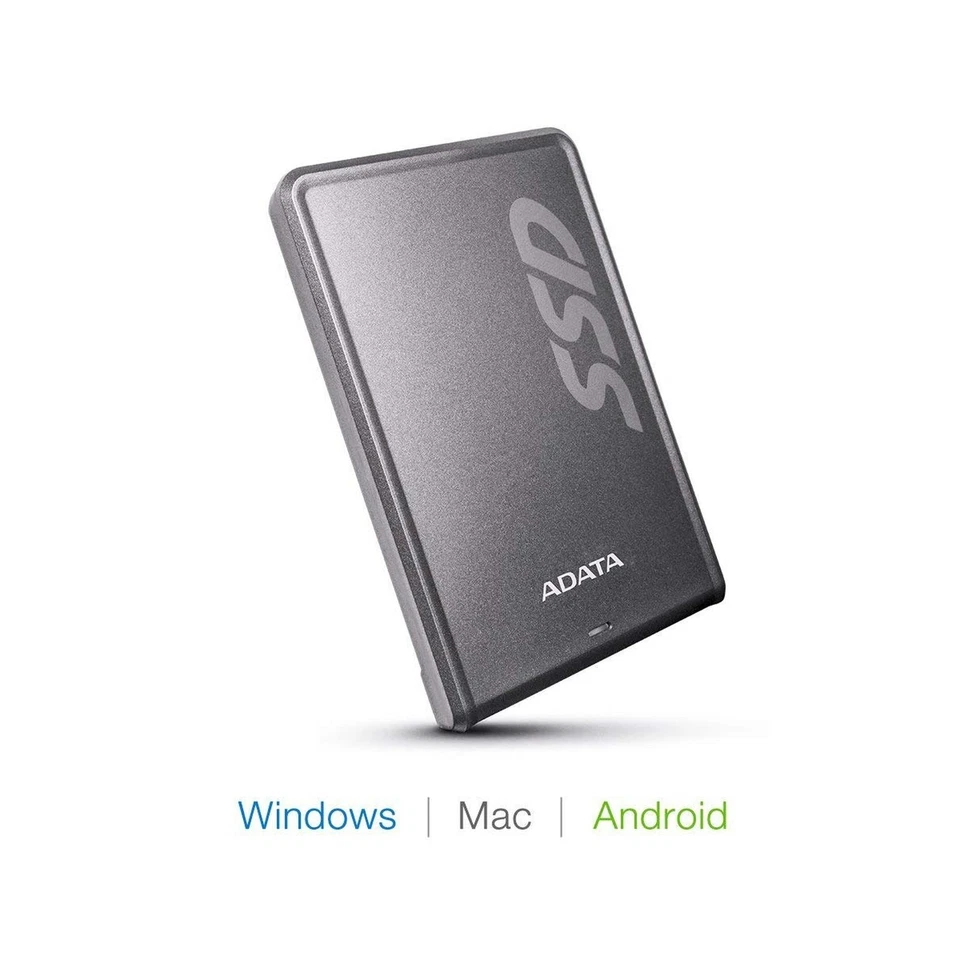 ADATA SV620H 256GB USB 3.0 External Solid State Drive (ASV620H-256GU3-CTI) Slim - Image 3 of 4