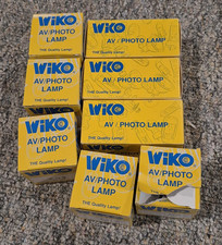 Lot Vintage WIKO AV Photo Lamp FHS 82V 300W CAR 150W 120V Projector Camera