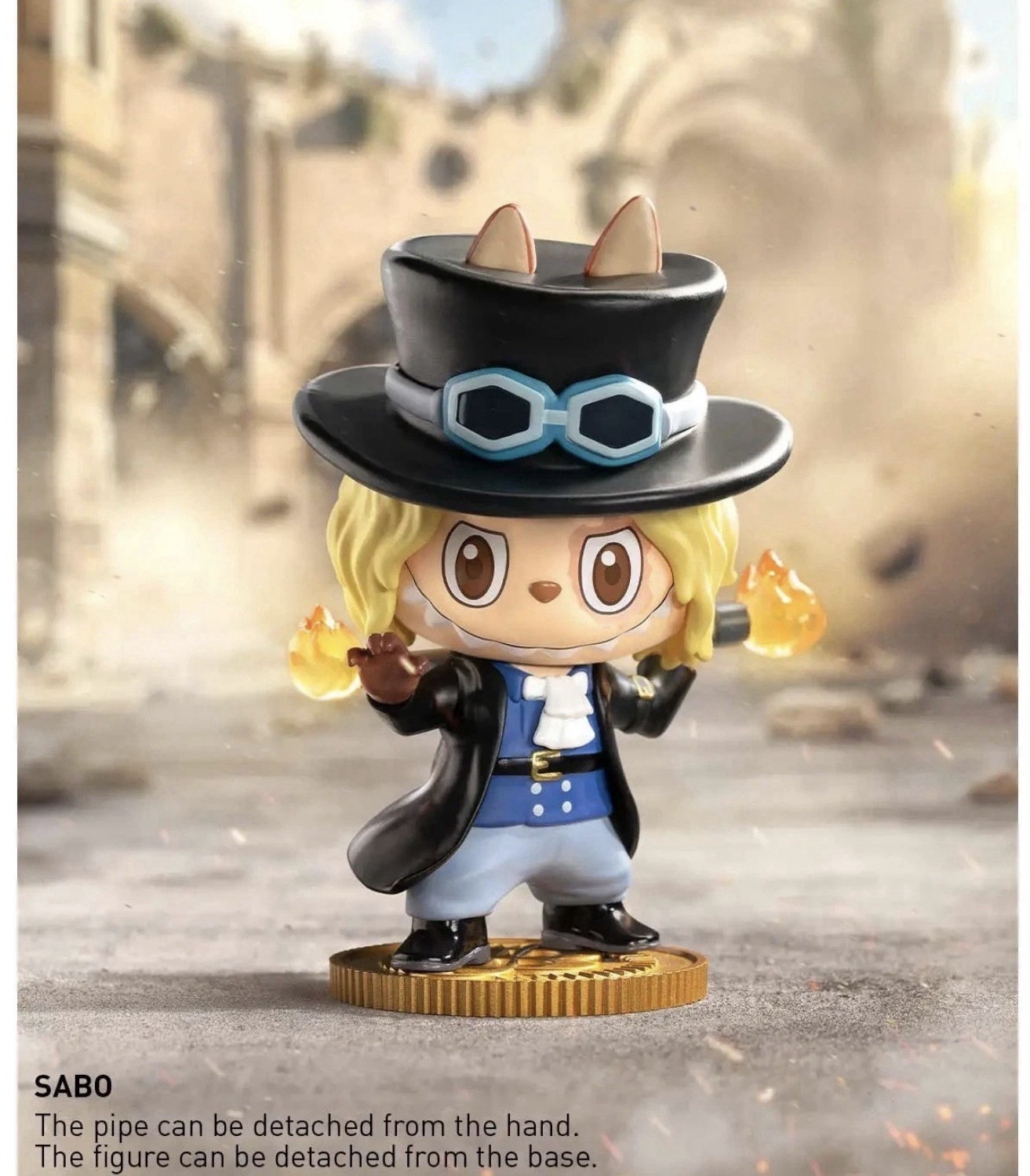 THE MONSTERS x One Piece Series Figures Confirmed OPEN BOX Pop Mart Sabo