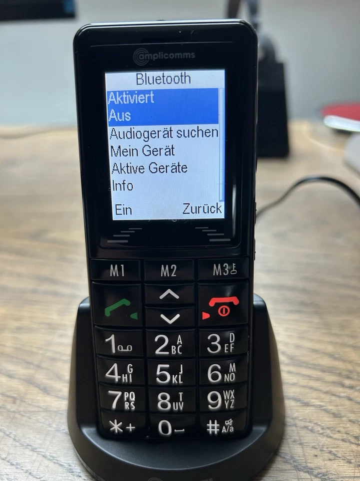 Amplicomms PowerTel M6000 Senioren Handy Mobiltelefon OVP - Bild 2 von 4
