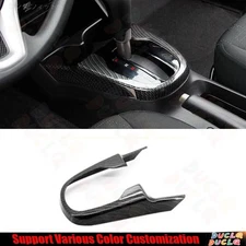 For Honda Fit/Jazz 14-20 ABS Carbon Fiber Middle Console Gear Shift Frame Cover