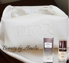 DIOR Beauty Pouch Makeup Set w Prestige Le Nectar .10 oz NEW 