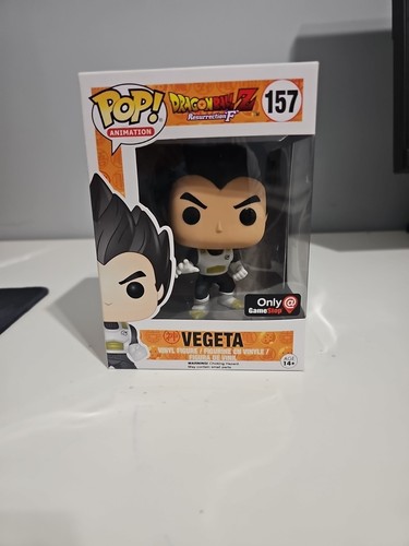 Funko Pop! Dragon Ball Z #157 Vegeta Black Hair GameStop Exclusive