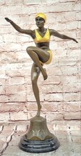 Art Deco Bronze Dancer Sculpture