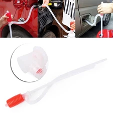 Siphon Pump Liquid Gas Fuel Oil Water Hose Transfer Manual Sucker Universal