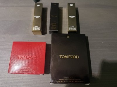 Tom Ford Lip Balm, Lip Color, Creme Blush, Eye Color Quad bundle set! All NEW!!