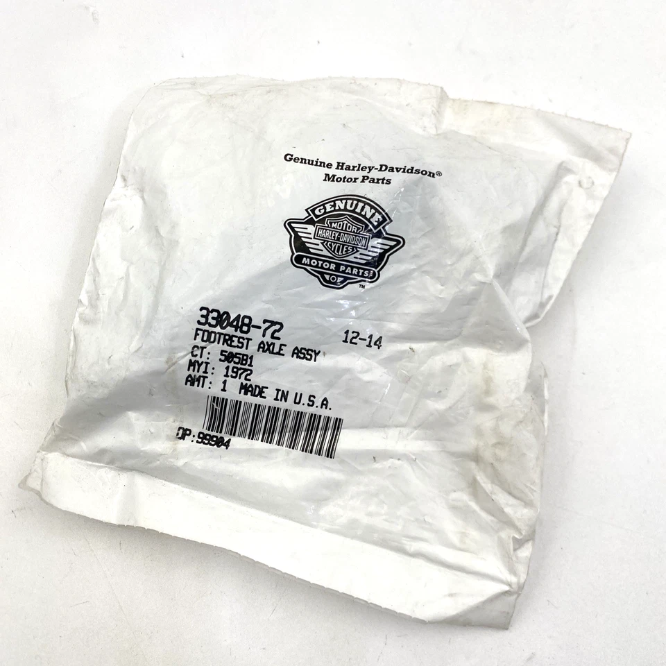 OEM Harley 33048-72 Montaje único macho estribo de goma para conductor clavija de pasajero Foto 2 de 4