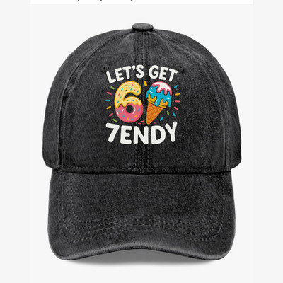 Let  Is Get Sendy 67 Ice Cream 7endy  67 Meme Graphic Adjustable Baseball Cap