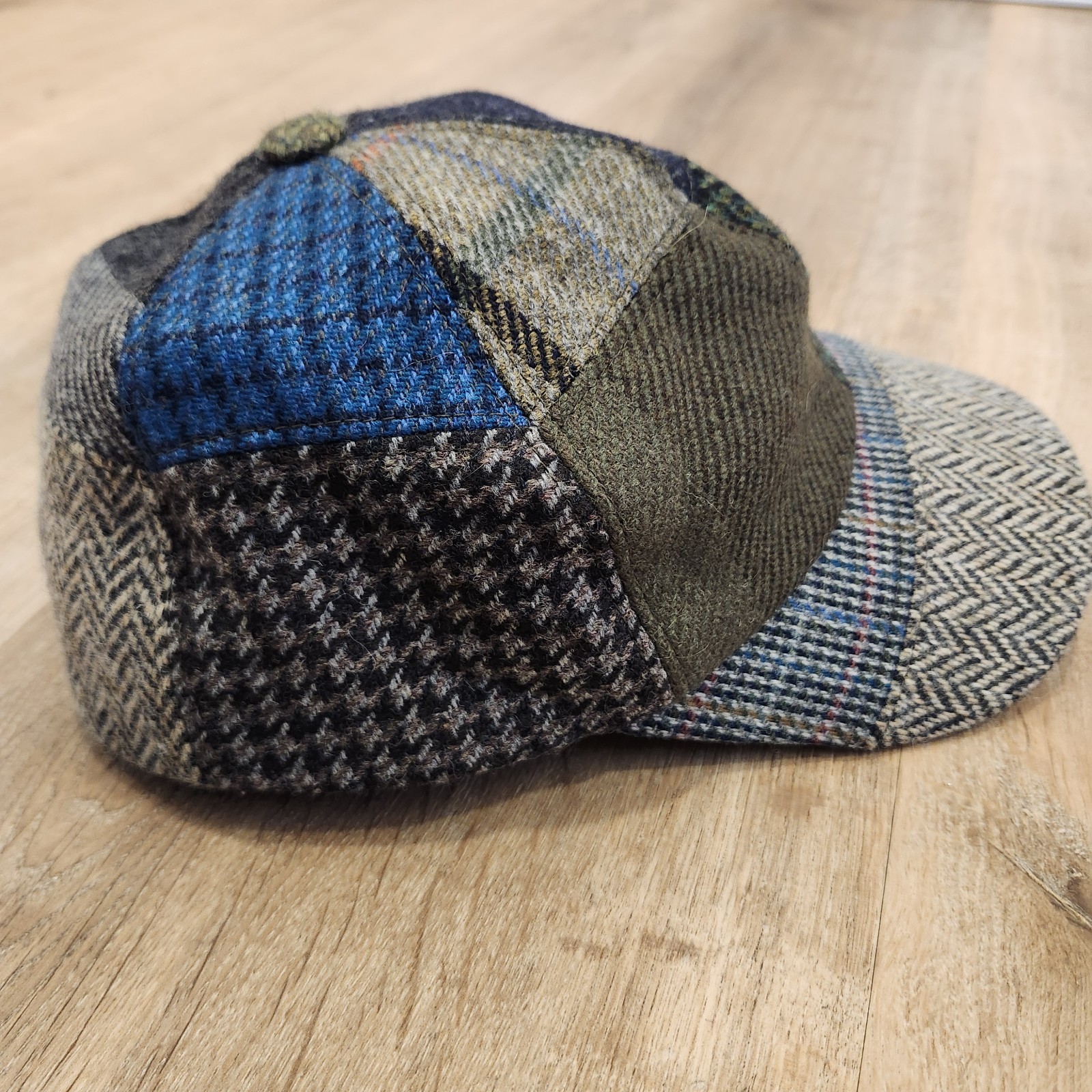 John Hanly & Co Patchwork Baseball Cap Woven in I… - image 5