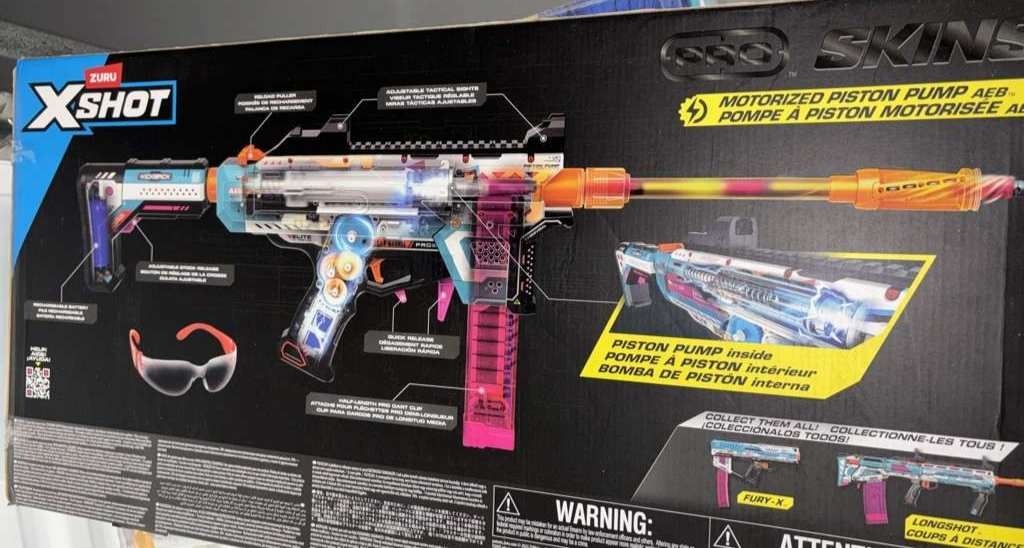 XSHOT Pro Motorized Piston Pump Toy Dart Blaster by ZURU for sale