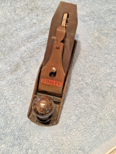 VINTAGE STANLEY BAILEY No.4 SMOOTH BOTTOM PLANE "NO BRASS WWII ERA"MADE IN USA