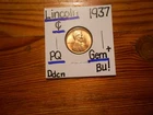 1937 Lincoln Cent Gem BU+ BLAZER!!!! PQ!!!! WOW!!!!!!