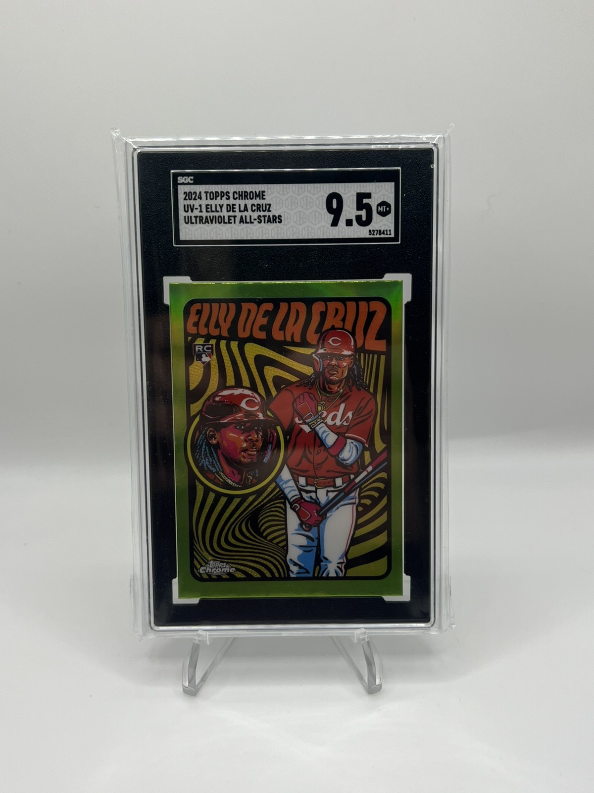 2024 Topps Chrome - Ultraviolet All-Stars Elly De La Cruz #UV-1 (RC)