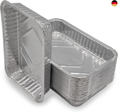Mamatura Aluschalen | 25 Stück | Passend für Landmann Char-Broil Jamestown | 21 