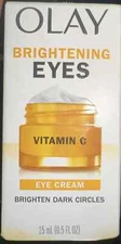 Olay Vitamin C + Peptide 24 Eye Cream Fragrance Free 0.5 oz Brightening