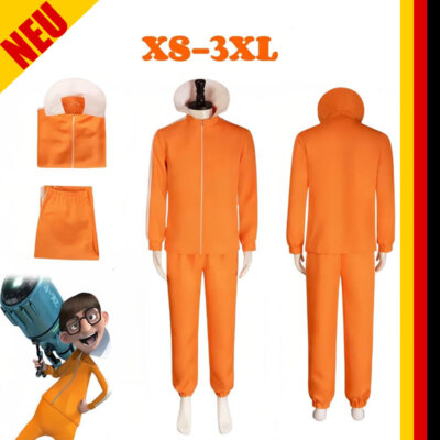 Minion Vector Cosplay Costume Book Week Jacket Outfits Full Set Halloween Party7