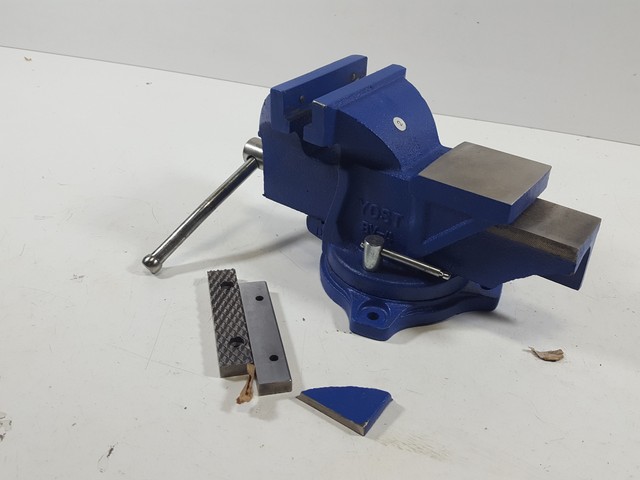 6 Yost Tools BV-6 Bench Vise Blue Hand Tools saidli Bench Vises