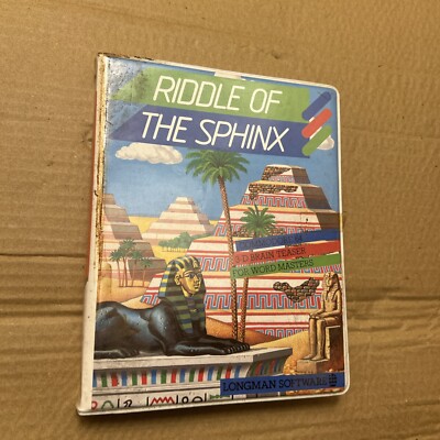 Riddle of The Sphinx Commodore 64 C64 Spiel (Longman) Tape 1984 R3E