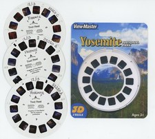 Yosemite National Park California View-Master 3 TEST Reels and Copy of Cover