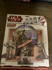 Anagram Star Wars Air filled" Decorative Ballon Centerpiece w/character cut-outs
